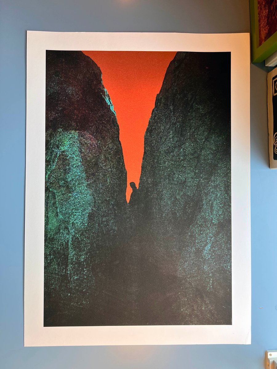 Image of The Man Who Became One With The Crevasse. - ON SALE