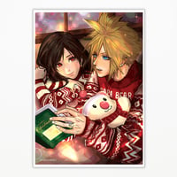 Image 1 of FINAL FANTASY VII REMAKE - XMAS WITH YOU ART PRINT