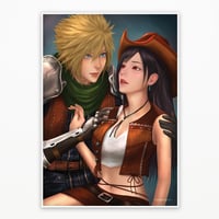 Image 1 of FINAL FANTASY VII REMAKE - ONLY IF I WERE SOLDIER ART PRINT