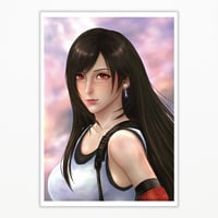 Image 1 of FINAL FANTASY VII REMAKE - TIFA LOCKHART ART PRINT