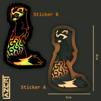 Image 2 of Marbled Polecat - Stickers