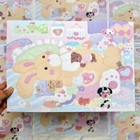 Image 1 of Playroom Cuddles A3 Poster