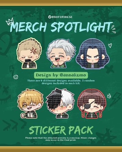 Image of Sticker pack ADD ONS ONLY