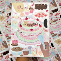 Image 4 of Ice Cream Cake A4 Poster