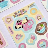 Image 1 of Snowy Snuggles Sticker Sheet