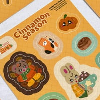 Image 2 of Cinnamon Season Sticker Sheet