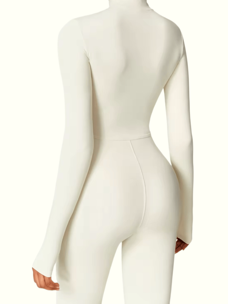 Image of CREAM BODY SUIT (LONG)