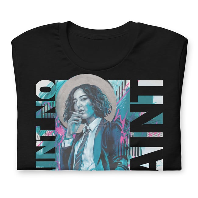 AINT NO SAINT<BR>Attitude T-Shirt<BR><font color="#c9252c">FREE POSTAGE</font>