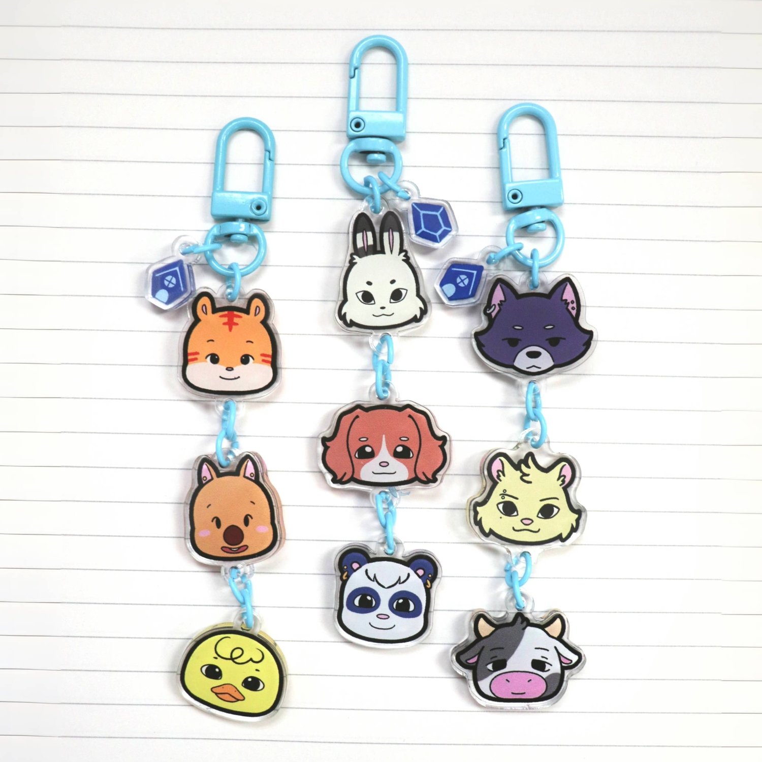 PENTAPAL TRIO Keyrings