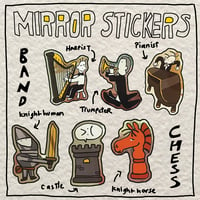 mirror stickers ✨