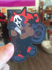 Image 3 of QUINCY Scream Sticker