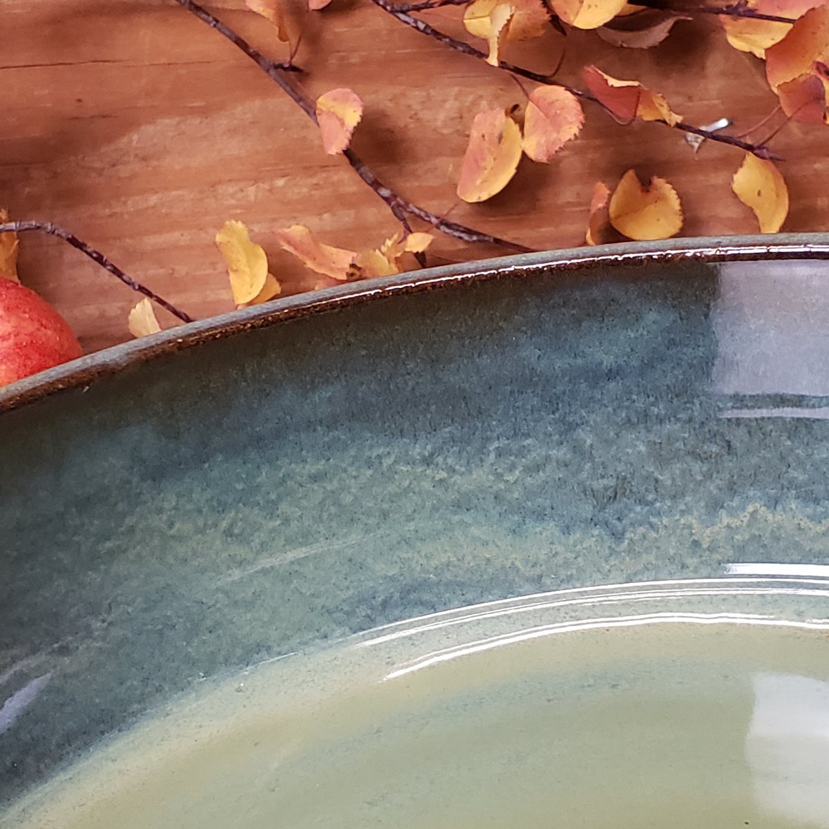 Image of Baking Dish with handles, Large, Lichen (Green)