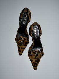 Image 4 of Prada Leopard D'Orsay Heels - EU37.5