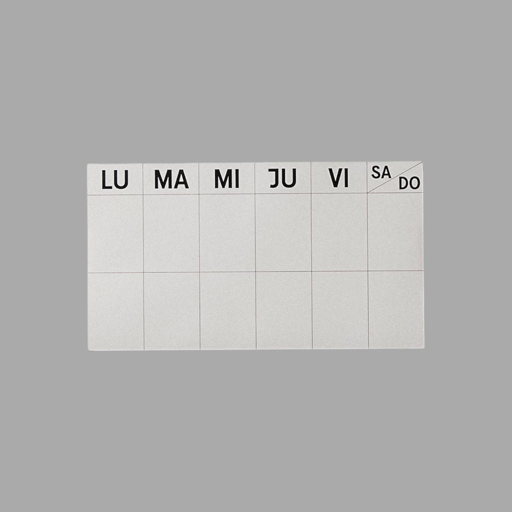 Image of [COLLA PAPER™] PLANNER SEMANAL ATEMPORAL (+OPCIONES)