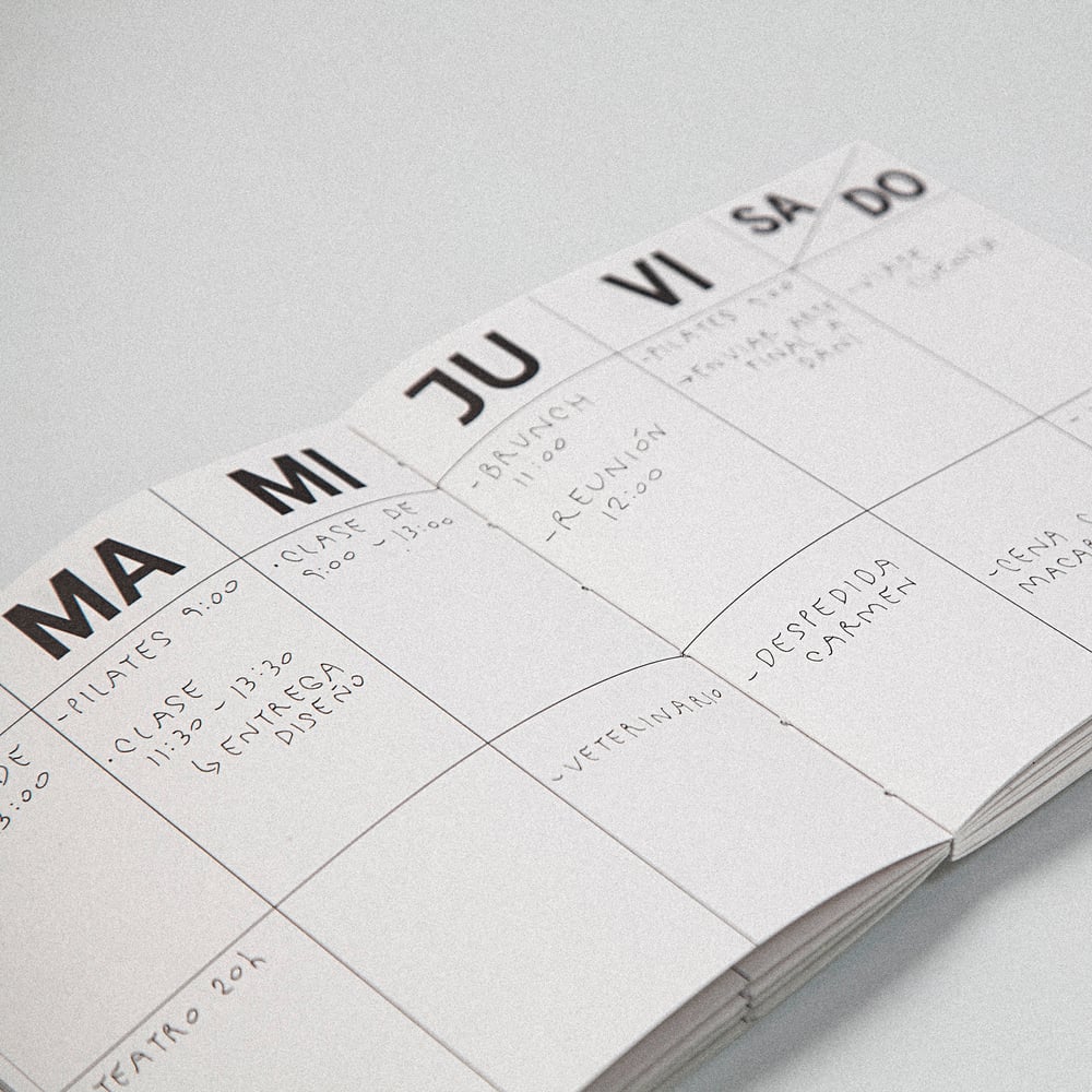 Image of [COLLA PAPER™] PLANNER SEMANAL ATEMPORAL