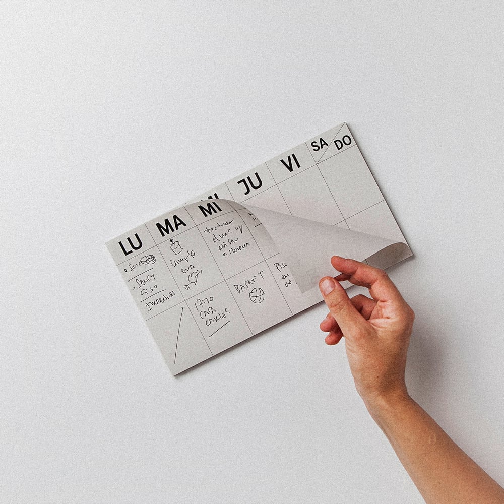 Image of [COLLA PAPER™] PLANNER SEMANAL ATEMPORAL