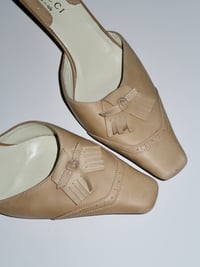 Image 2 of Gucci Leather Mules - EU40