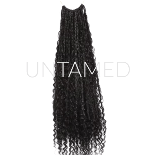 Image of PREMIUM BOHO CROCHET BRAIDS -  HUMAN HAIR