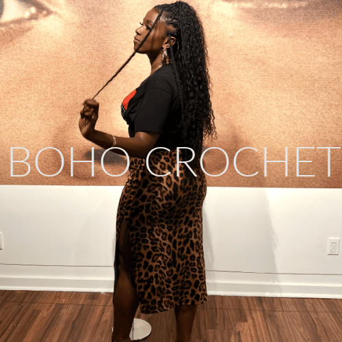 Image of PREMIUM BOHO CROCHET BRAIDS -  HUMAN HAIR