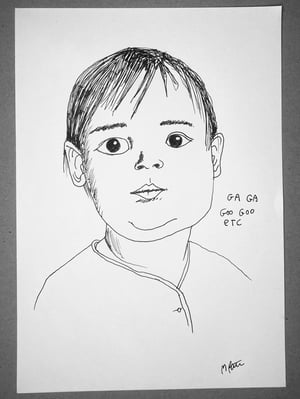 Image of A5 Semi accurate original portrait of Yourself or somebody else in the style of these examples