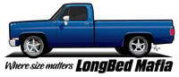 85 Blue Square Body Sticker