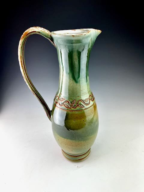 Image of Textured Grecian pitcher (WBSM/JJFCu/CuAsh)