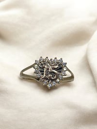 Image 3 of Quince Heart Shaped Ring Tri-Color