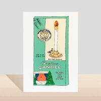 Image 1 of Christmas Candle Card