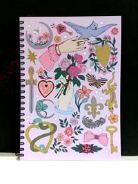 Image 1 of Victorian Jewellery A5 Spiral Notebook
