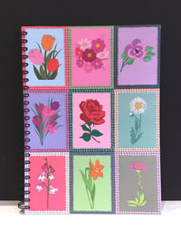 Image 1 of Flower Frame A5 Spiral Notebook