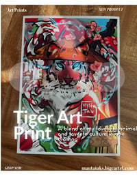 Image 1 of Tiger art print