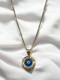 Blue Evil Eye Pendant Small