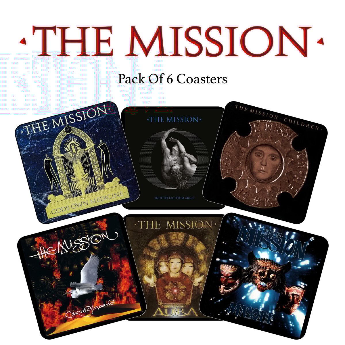 Image of Mission Album Cover Coasters