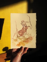 Image 2 of The Centaur A5 Stone Lithograph Print