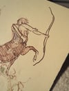 The Centaur A5 Stone Lithograph Print