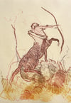 The Little Centaur Stone Lithograph Print