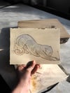 Jaguar A5 Stone Lithograph Print