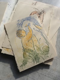 Image 2 of The Musician Stone Lithograph print