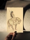 The Green Horse Stone Lithograph print