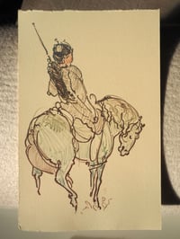 Image 2 of The Green Horse Stone Lithograph print
