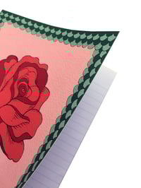 Image 2 of Rose Frame A5 Stapled Notebook