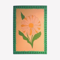 Image 2 of Orange Flower A5 Stapled Notebook