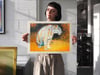 Tiger in The Bear Rainforest A3 Screenprint