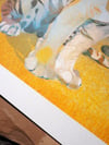 Tiger in The Bear Rainforest A3 Screenprint
