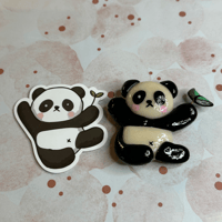 Image 3 of Panda Magnet