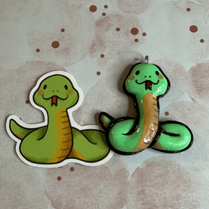 Image of Cartoon Snake Charm