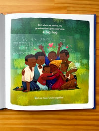 Image 5 of Brailled Picture Book "Lillian the Tiriki Girl"