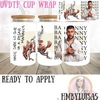 Image 1 of Bunny Singer UVDTF cup wrap 