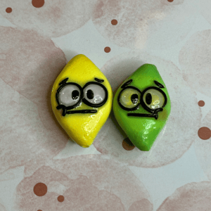 Image of Lemon and Lime Magnet Set