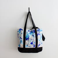 Image 2 of Blue Abstract Canvas Bag